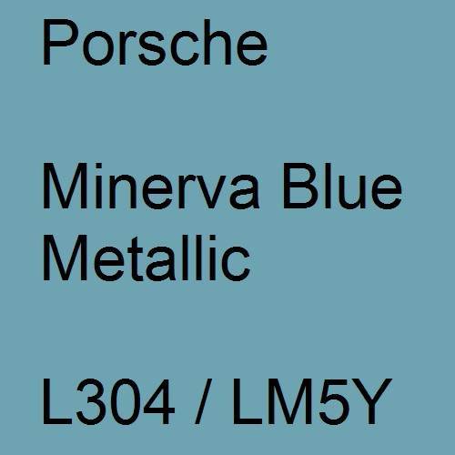 Porsche, Minerva Blue Metallic, L304 / LM5Y.
